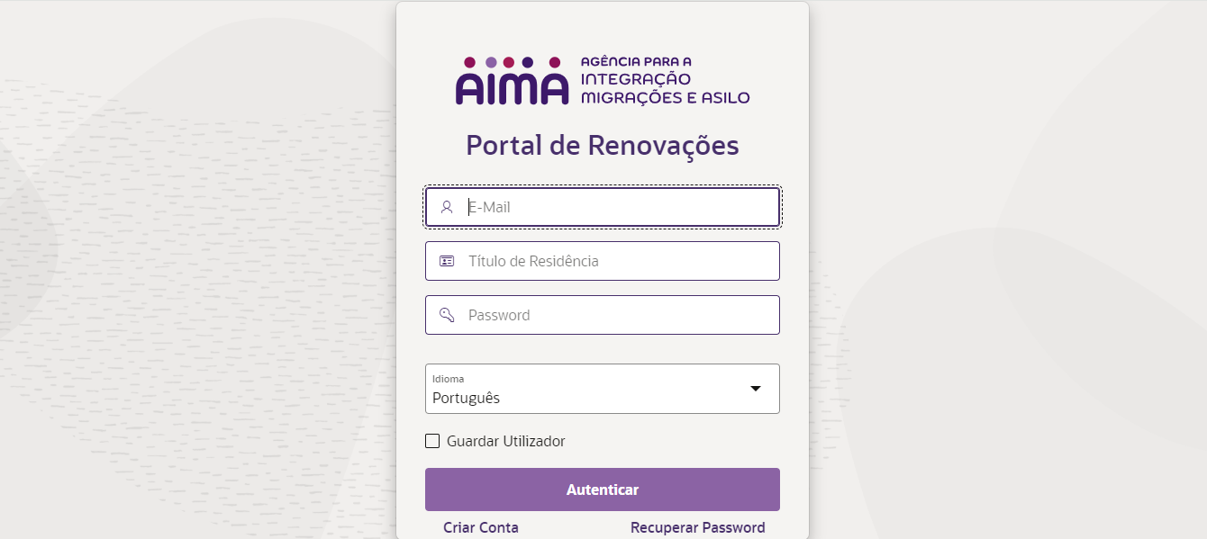 Renovar o título de residência pela AIMA em 2026